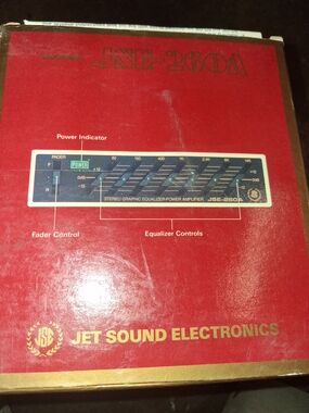 Sound Electronics JSE-260A graphic equalizer and power amplifier booster